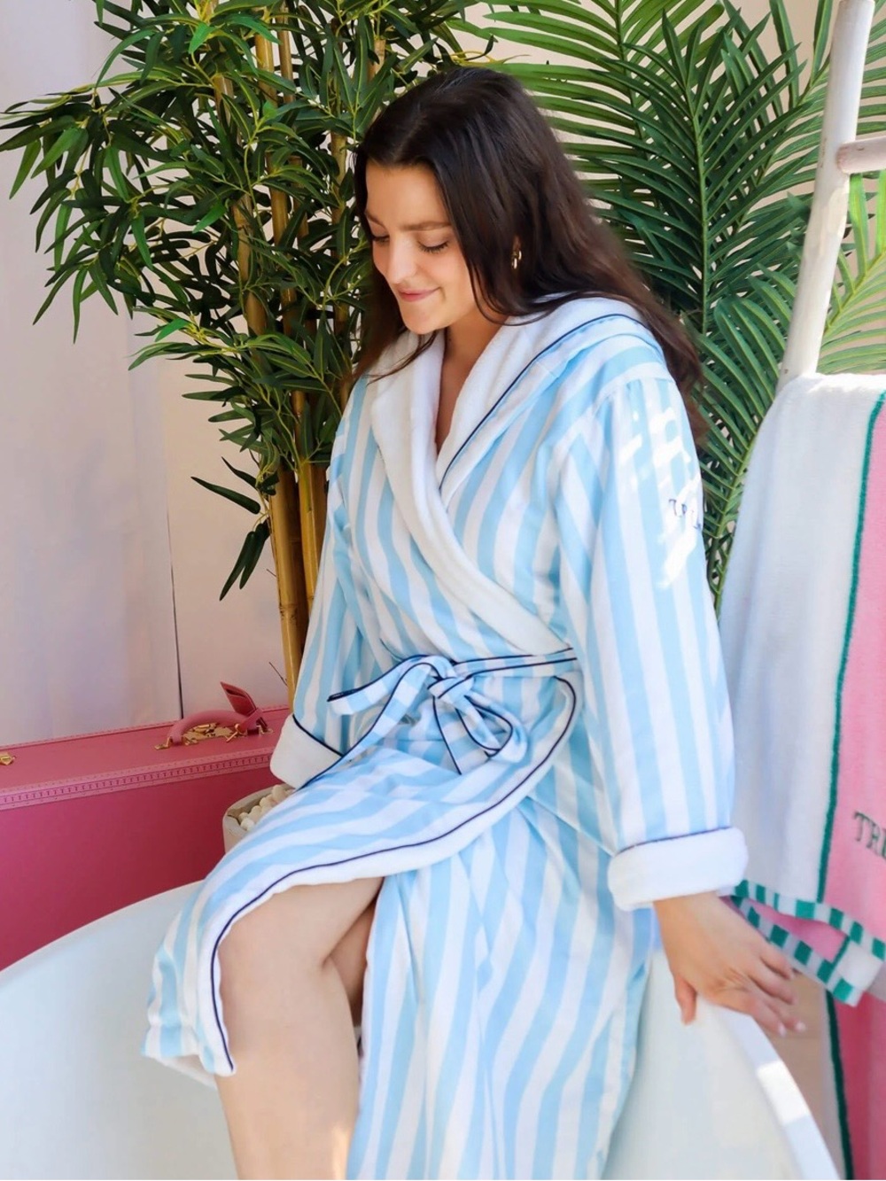 TRULY Full Length Hooded Bathrobe